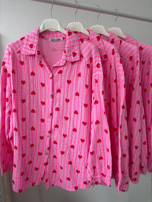 Sweetheart Musselin Blouse