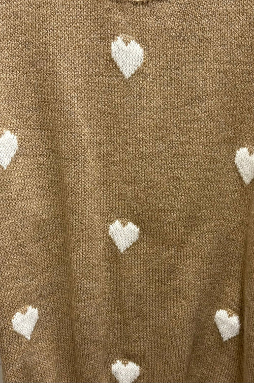 Iconic Small Hearts Pullover