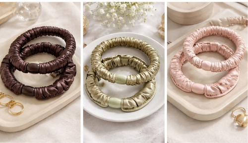 Satin Hair Ties Set