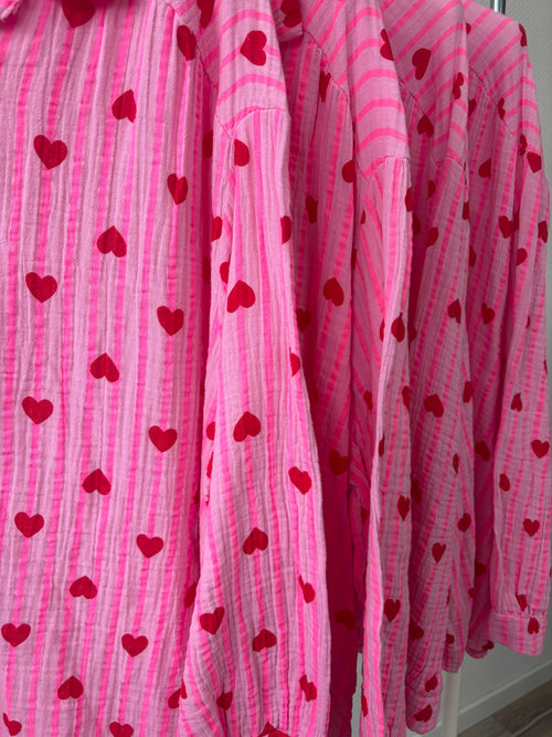 Sweetheart Musselin Blouse