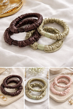 Satin Hair Ties Set